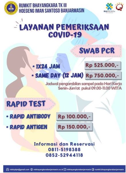 Test PCR Syarat CPNS - Layanan Pemeriksaan PCR dan Antigen Murah Banjarmasin